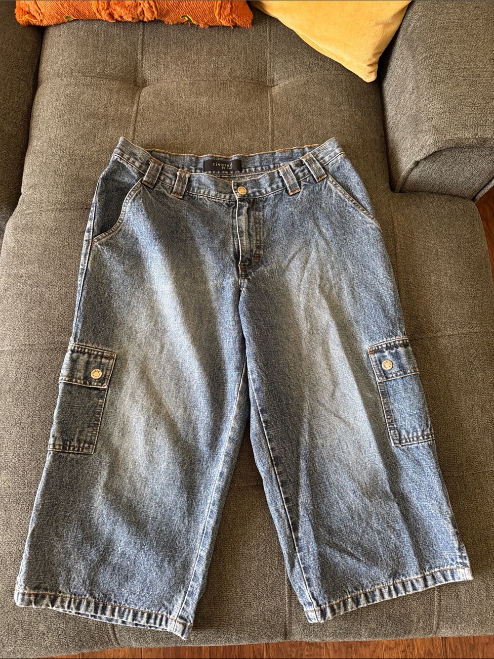 Lee Relaxed Cargo Cropped Jeans